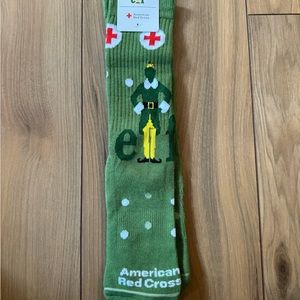 American Red Cross Elf socks NWT